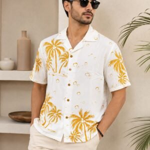 Premium White Cuban Shirt